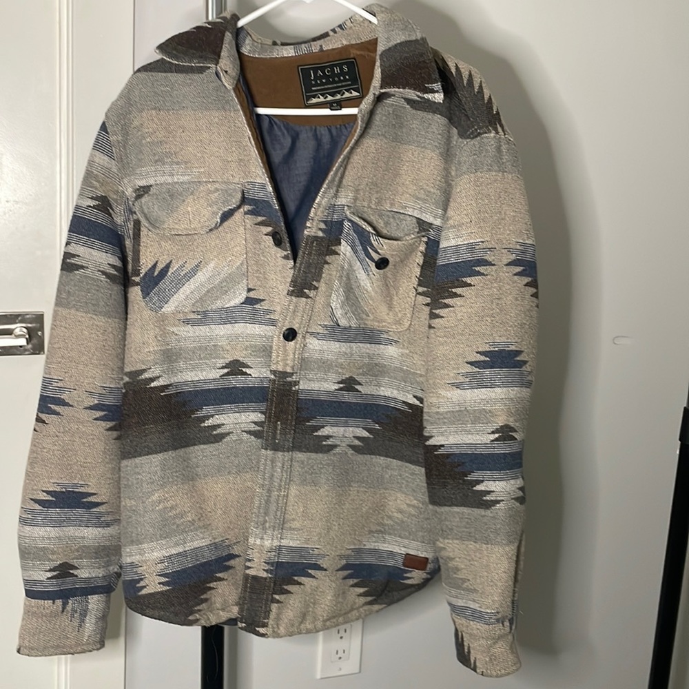 jacket flannel warm heavy oversized